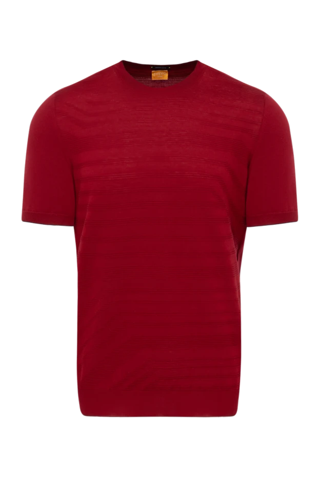 Svevo man red short sleeve cotton jumper for men 153335 - photo 1