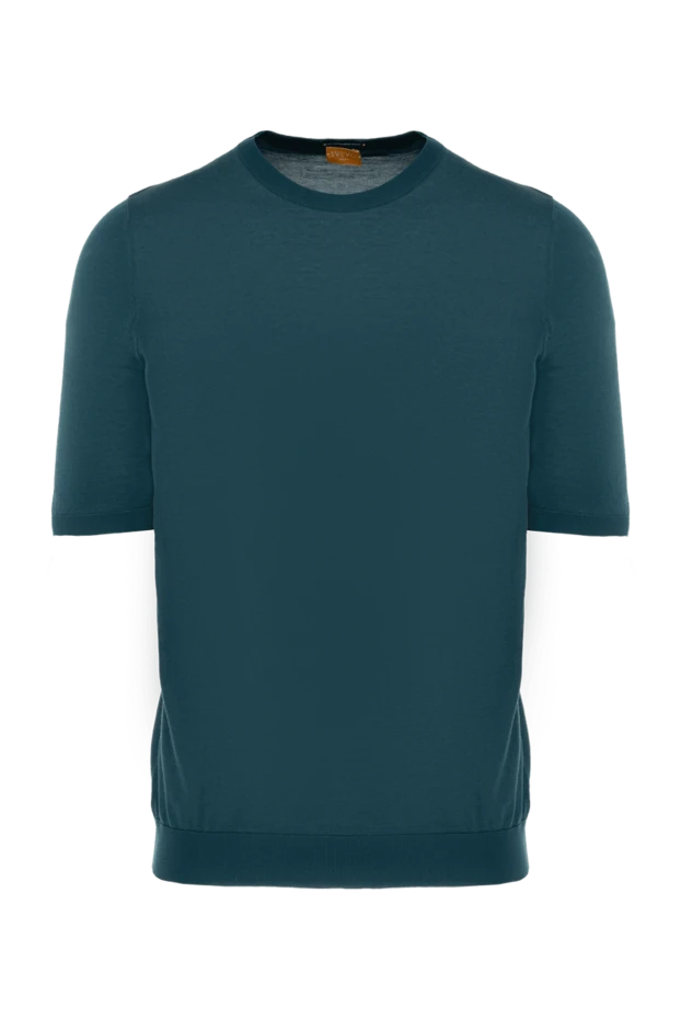 Svevo short sleeve cotton jumper in green 195451 - photo 1