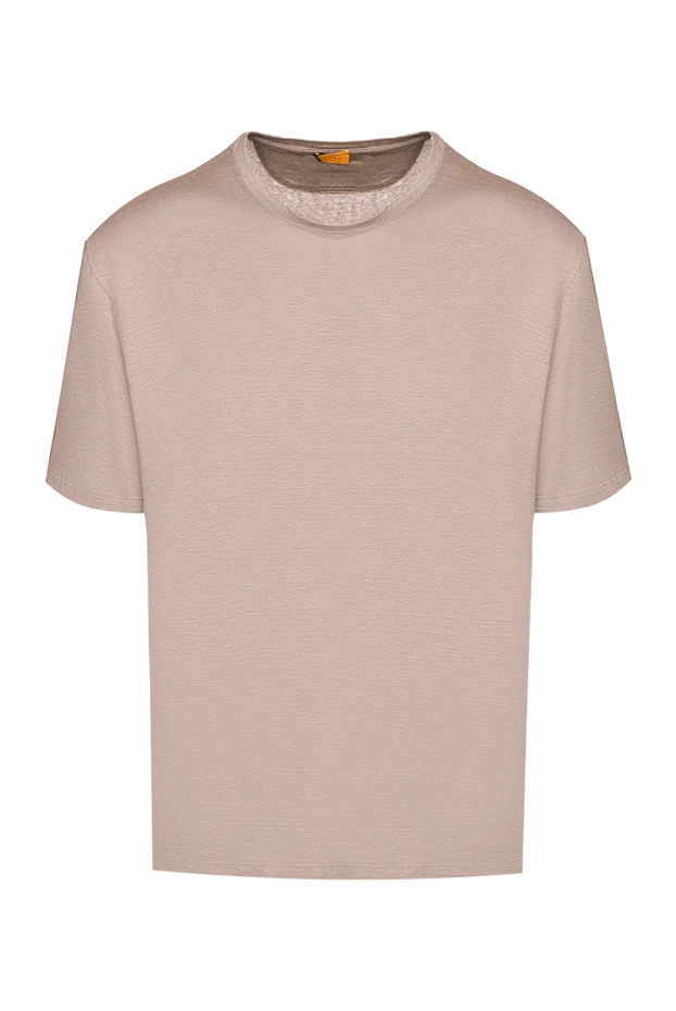 Svevo man gray linen and elastane t-shirt for men 153348 - photo 1