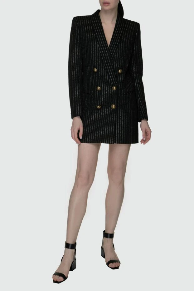 Balmain женские пиджак черное женское купить с ценами и фото 153438 - фото 2
