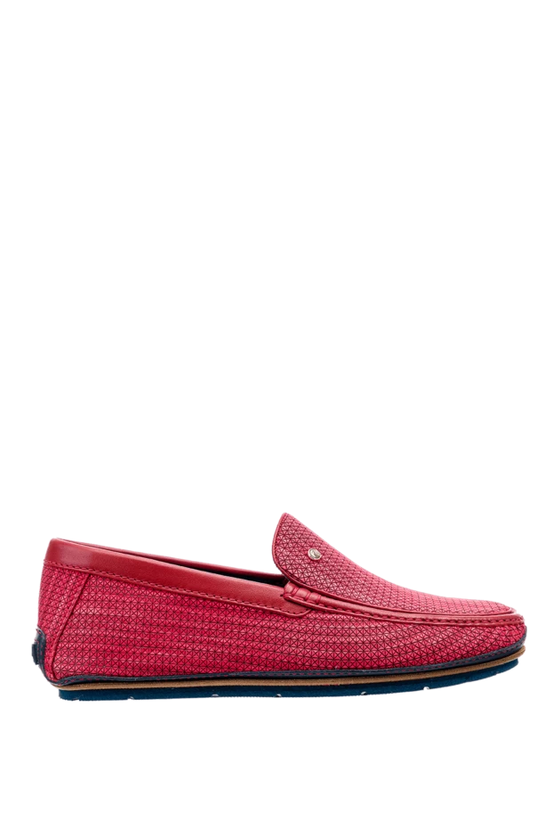 Zilli man men's moccasins made of red leather buy with prices and photos 153446 - photo 1