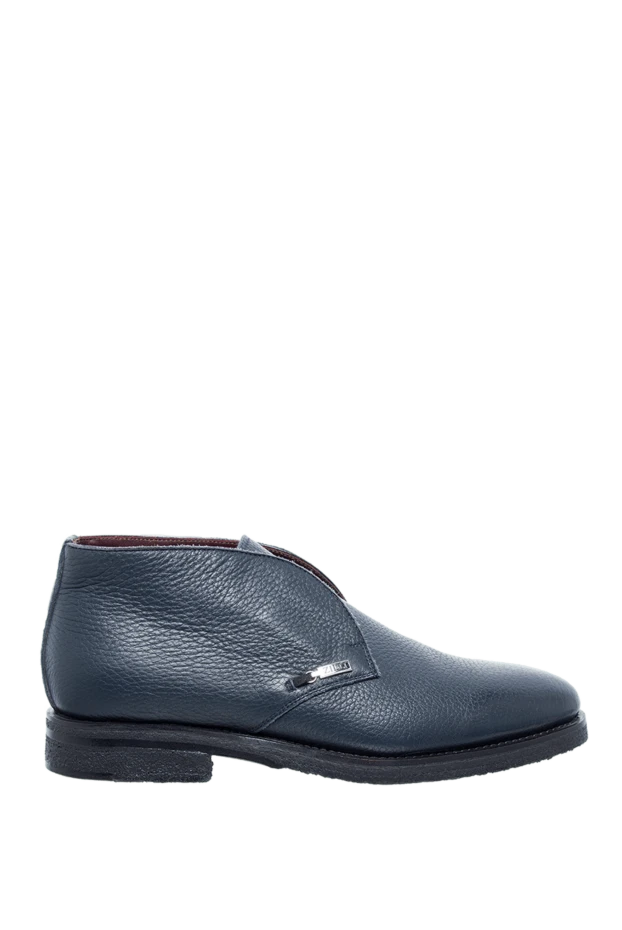 Zilli man blue leather deserts for men 153456 - photo 1