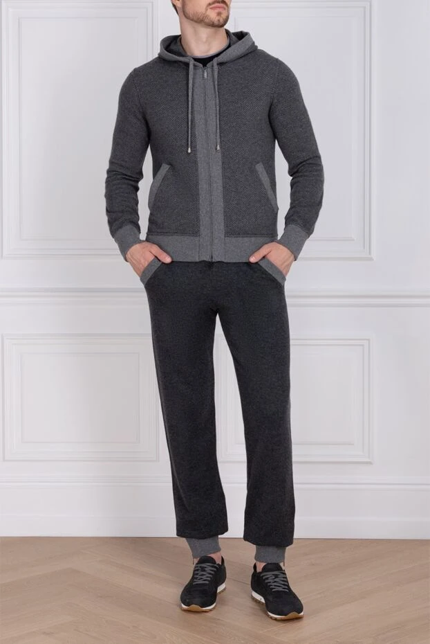 Zilli man gray men's cashmere sports suit buy with prices and photos 153471 - photo 2