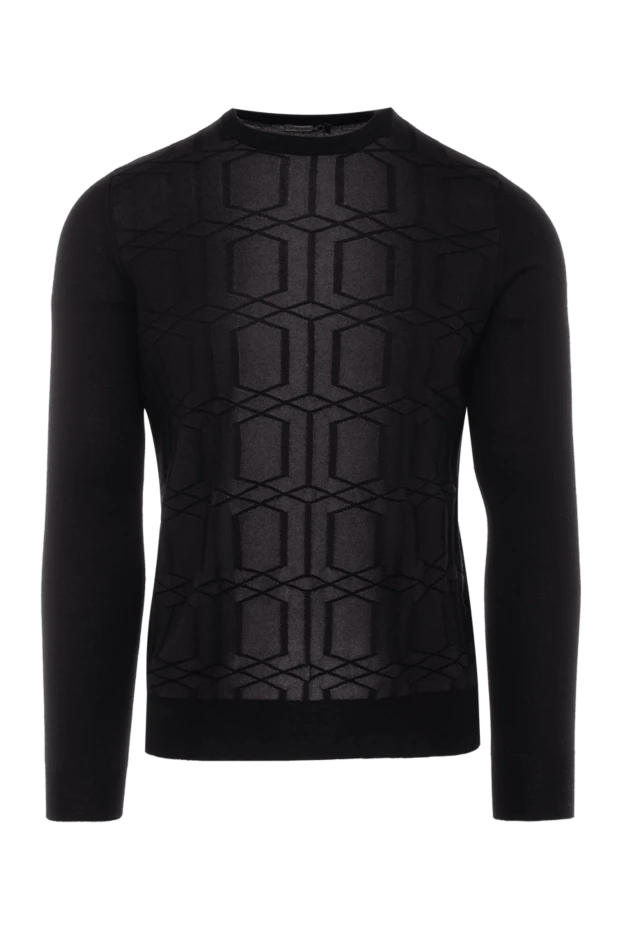 Zilli man cashmere and silk jumper black for men buy with prices and photos 153503 - photo 1