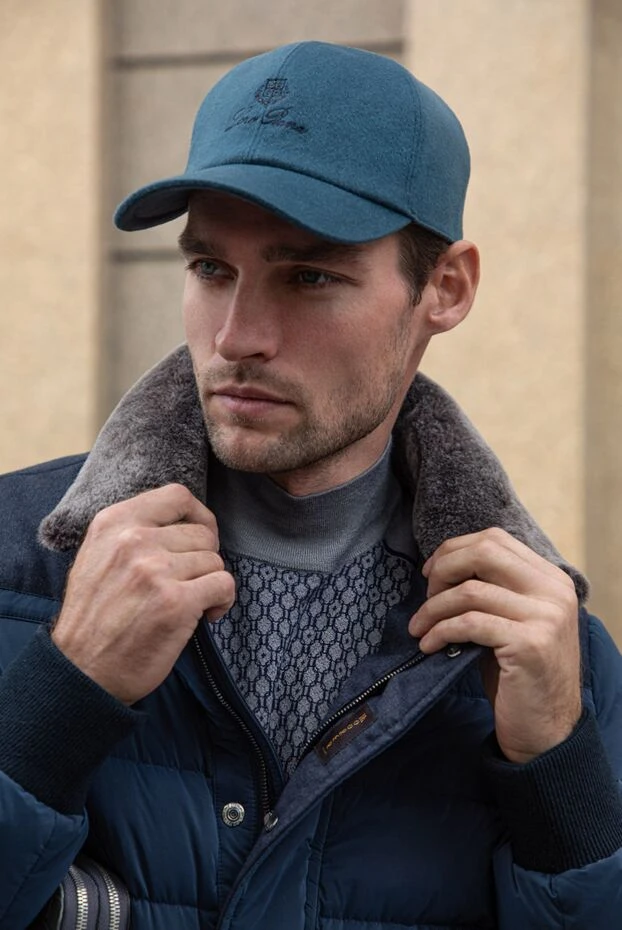 Zilli джемпер из шерсти, шелка и кашемира серый мужской 153504 - фото 2