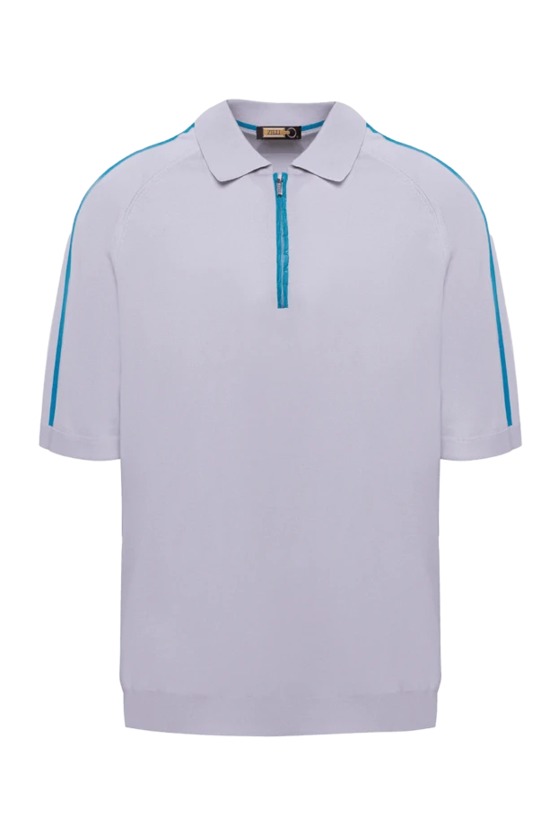 Zilli man cotton and silk polo white for men buy with prices and photos 153517 - photo 1