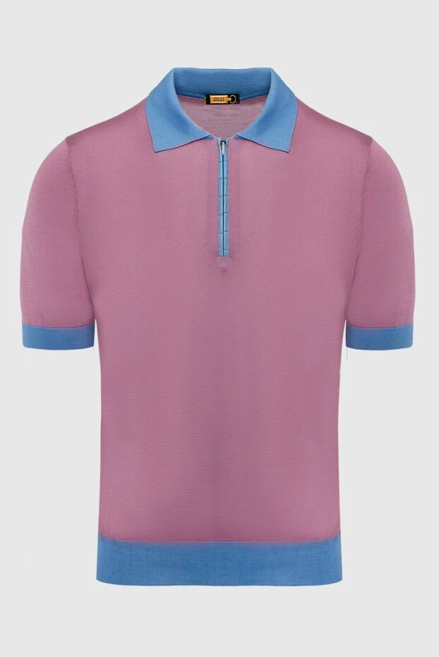 Zilli man silk polo pink for men buy with prices and photos 153551 - photo 1
