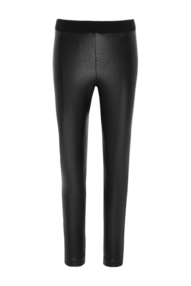 D.Exterior woman black polyurethane and viscose trousers for women buy with prices and photos 153702 - photo 1