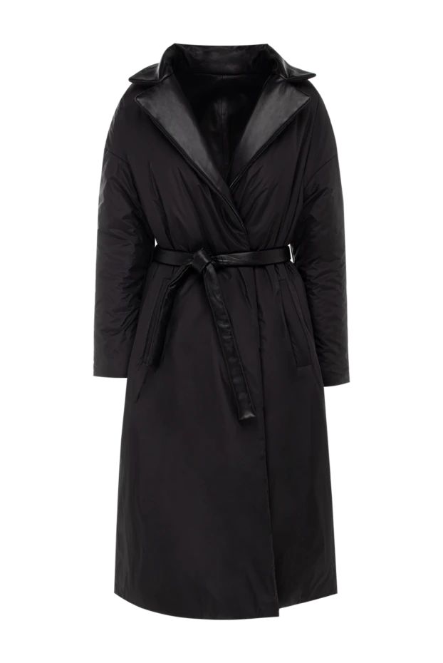 Blancha женские пальто из натуральной кожи черное женское купить с ценами и фото 153730 - фото 1