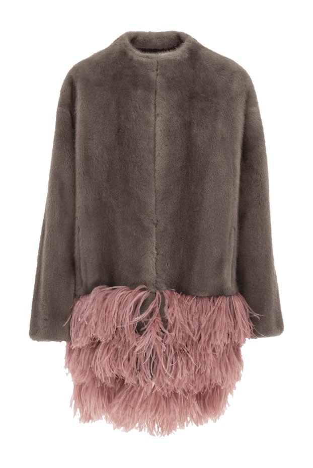 Blancha woman women's brown mink coat buy with prices and photos 153742 - photo 1