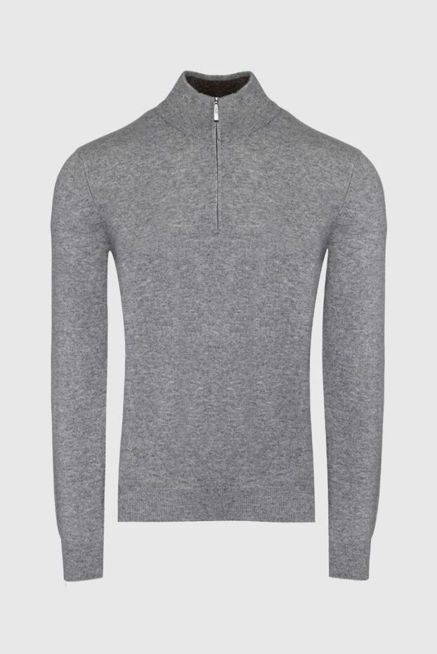 Gran Sasso man gray cashmere troyer for men buy with prices and photos 153757 - photo 1