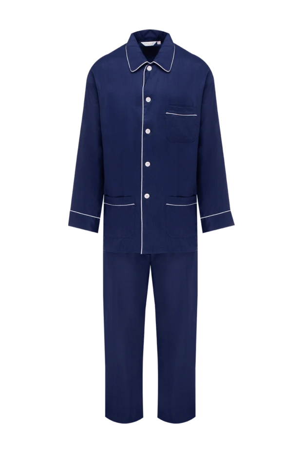 Derek Rose мужские пижама из хлопка синяя мужская купить с ценами и фото 153810 - фото 1