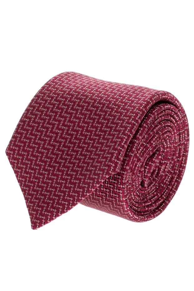 Corneliani man silk tie burgundy for men 153832 - photo 1