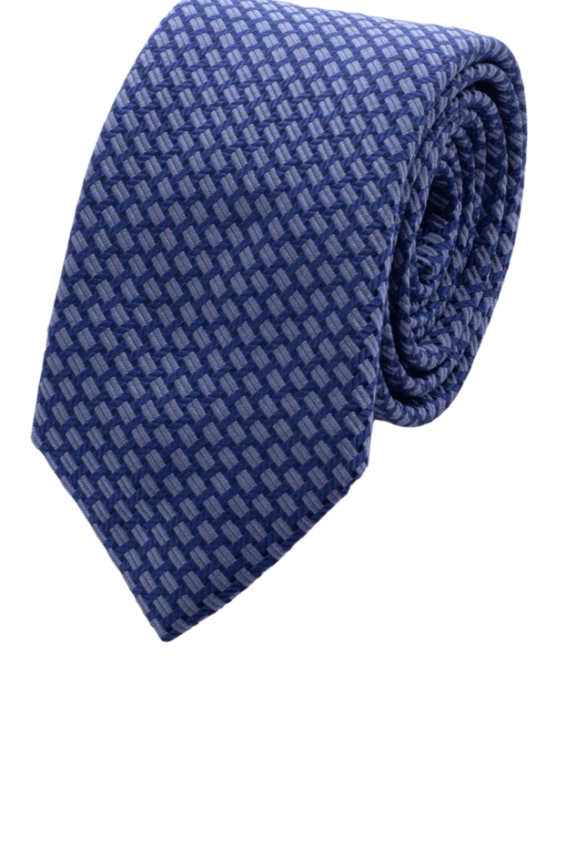 Corneliani мужские галстук из шелка синий мужской купить с ценами и фото 153844 - фото 1