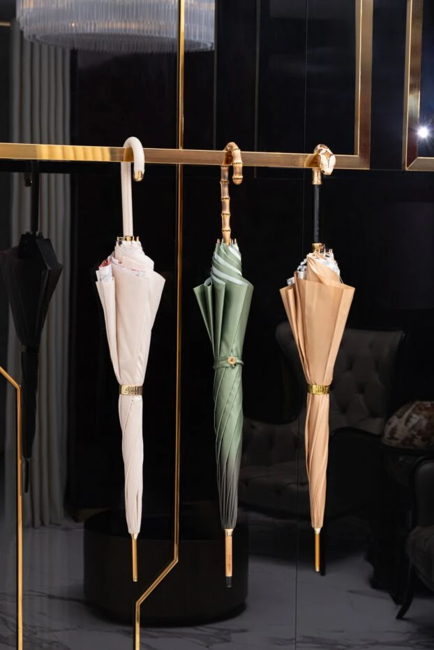 Pasotti парасолька з поліестеру бежева 153911 - фото 2