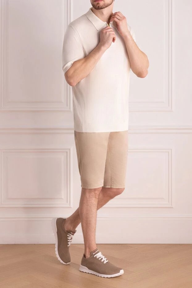 Zilli man beige cotton and elastane shorts for men buy with prices and photos 153930 - photo 2