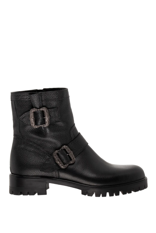 Fleur de Paris woman black leather boots for women buy with prices and photos 153968 - photo 1