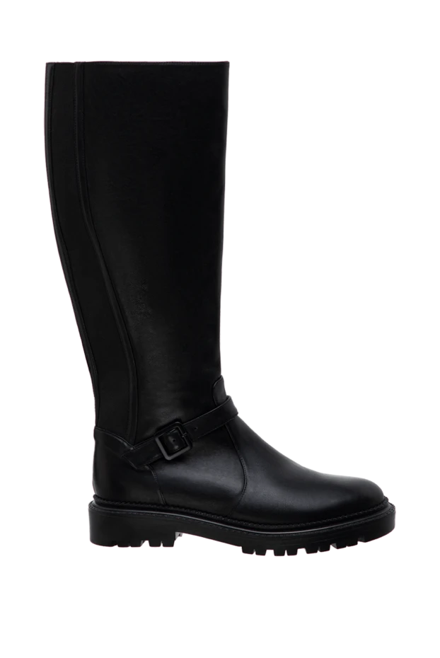 Fleur de Paris woman black leather boots for women buy with prices and photos 153969 - photo 1