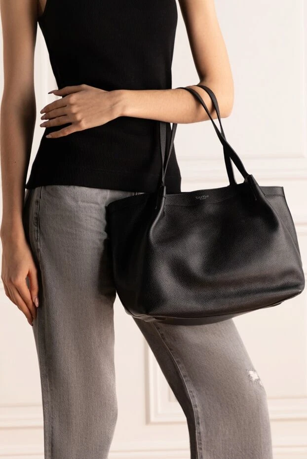 Serapian woman black leather bag for women buy with prices and photos 154003 - photo 2