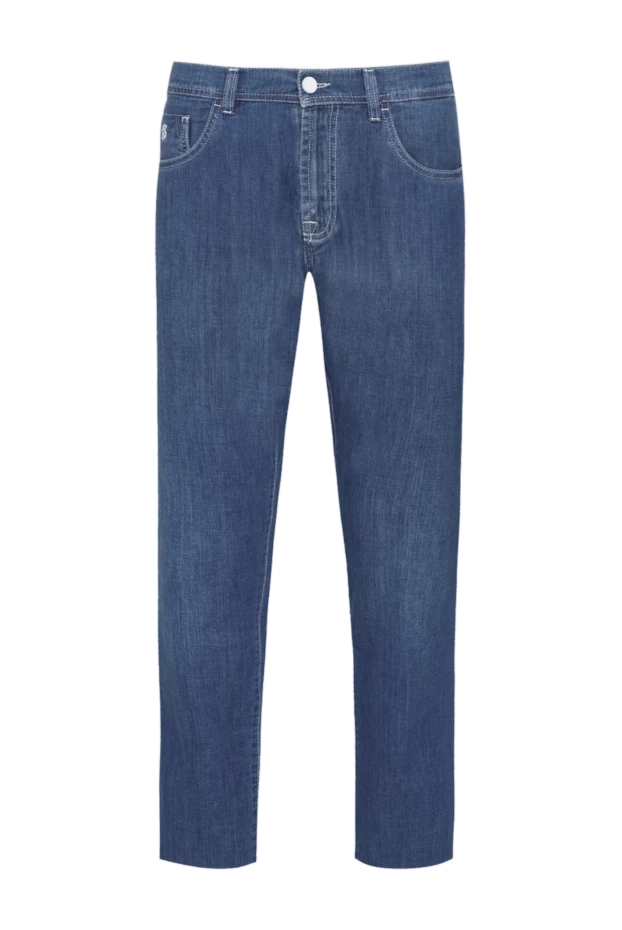 Scissor Scriptor man blue cotton jeans for men 154011 - photo 1