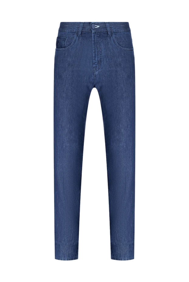 Scissor Scriptor чоловічі джинси з бавовни та рафії сині чоловічі купити фото з цінами 154022 - фото 1