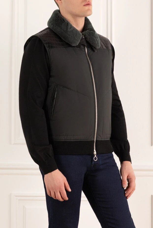 Seraphin man black nylon vest for men buy with prices and photos 154043 - photo 2