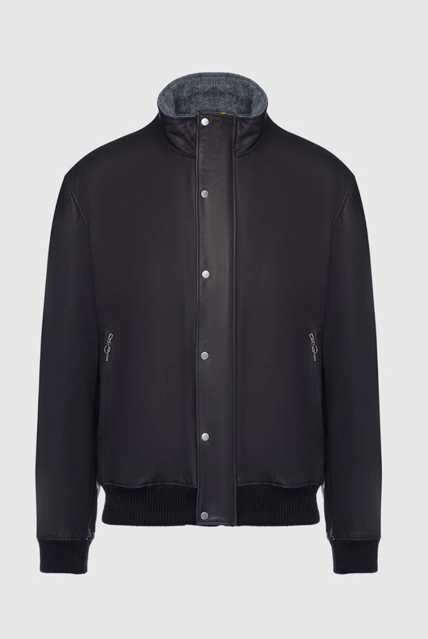 Seraphin мужские куртка кожаная черная мужская купить с ценами и фото 154051 - фото 1