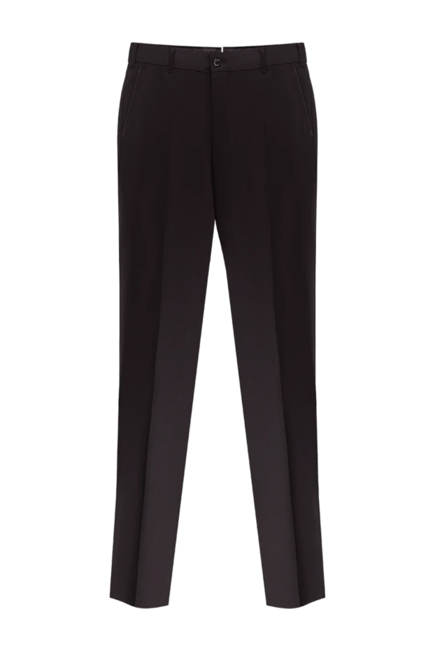 Zilli мужские брюки из шерсти коричневые мужские купить с ценами и фото 154056 - фото 1