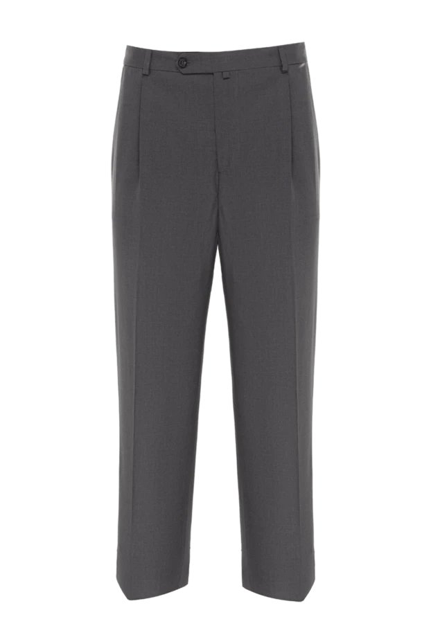 Zilli мужские брюки из шерсти серые мужские купить с ценами и фото 154057 - фото 1