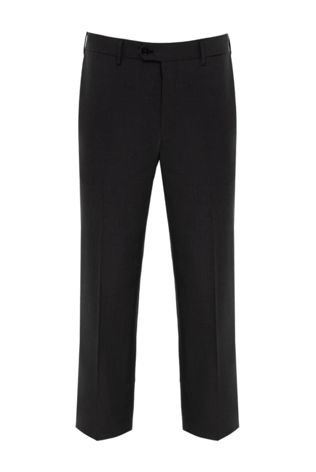 Zilli мужские брюки из шерсти серые мужские купить с ценами и фото 154058 - фото 1