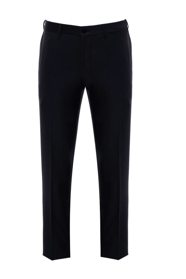 Zilli мужские брюки из шерсти синие мужские купить с ценами и фото 154061 - фото 1