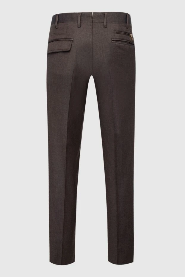 Zilli мужские брюки из шерсти коричневые мужские купить с ценами и фото 154065 - фото 2