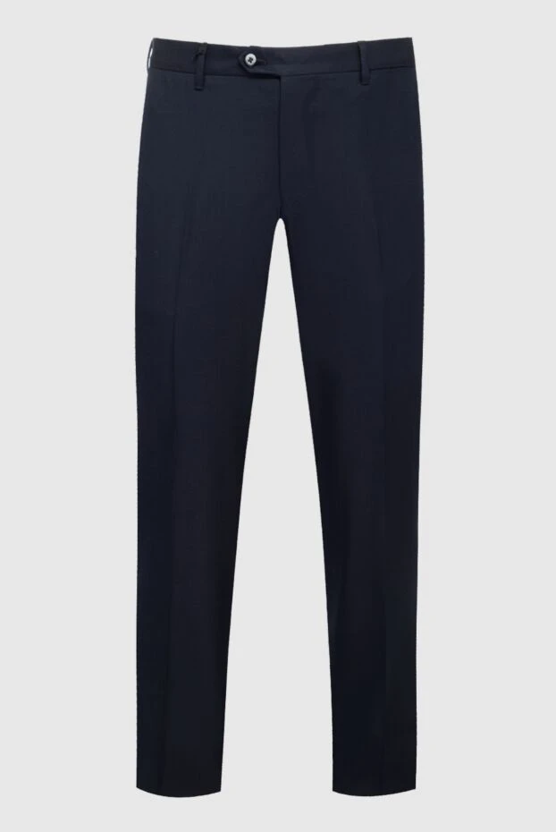 Zilli мужские брюки из шерсти синие мужские купить с ценами и фото 154067 - фото 1