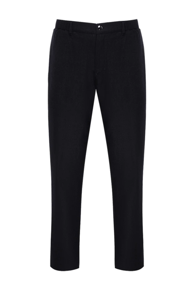 Zilli man men's black wool and cashmere trousers buy with prices and photos 154071 - photo 1