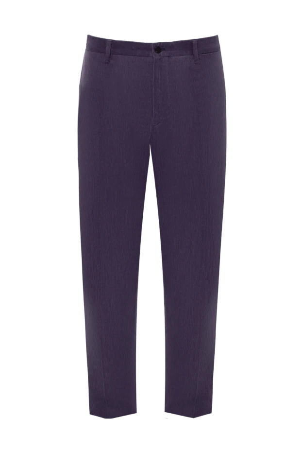 Zilli man men's purple cotton trousers buy with prices and photos 154089 - photo 1