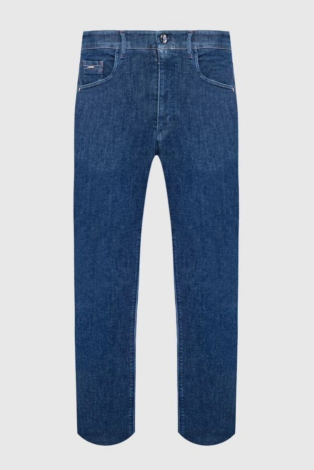 Zilli мужские джинсы из хлопка и полиэстера синие мужские купить с ценами и фото 154116 - фото 1