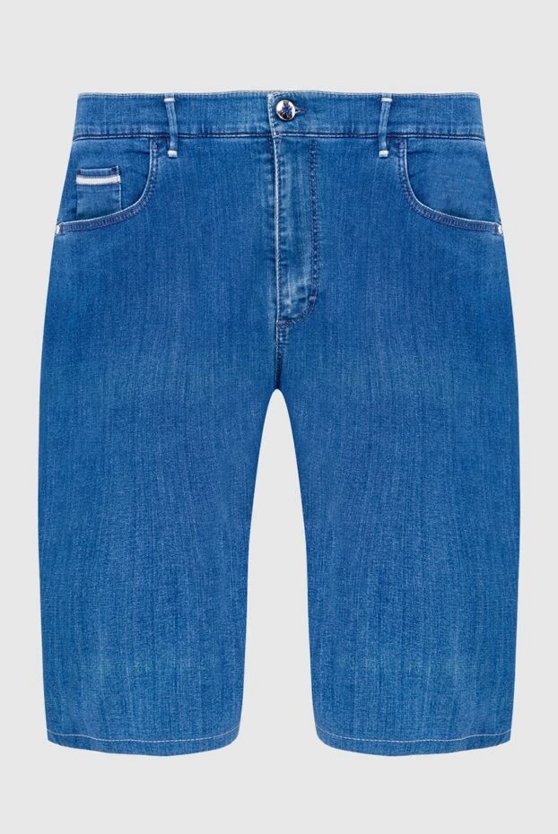 Zilli мужские шорты из хлопка и полиэстера синие мужские купить с ценами и фото 154121 - фото 1