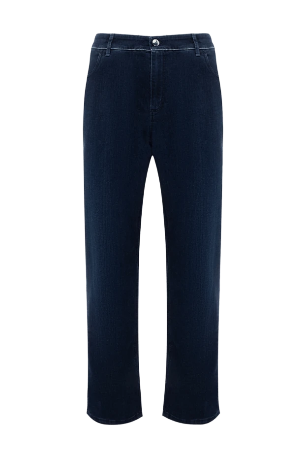 Zilli blue cotton and polyester jeans for men 154122 - photo 1