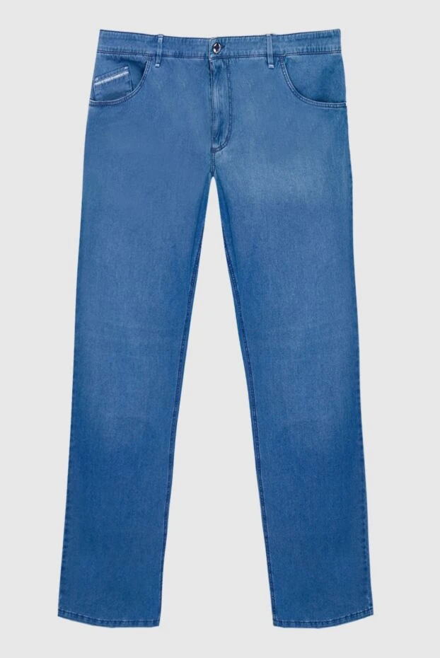 Zilli чоловічі джинси з бавовни блакитні чоловічі купити фото з цінами 154134 - фото 1