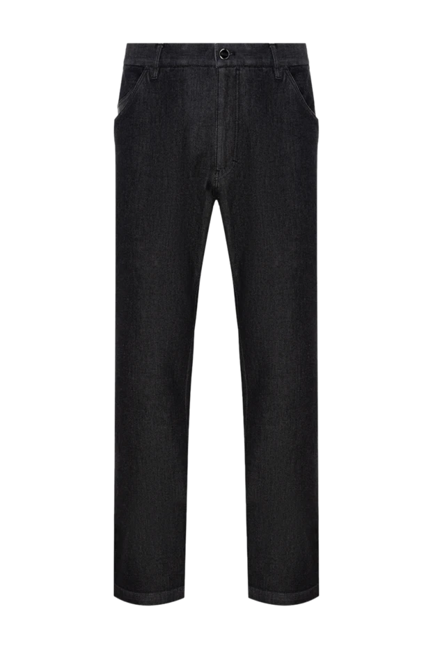 Zilli мужские джинсы из хлопка и полиамида черные мужские купить с ценами и фото 154139 - фото 1