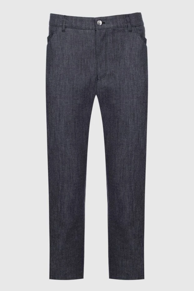 Zilli мужские джинсы из хлопка серые мужские купить с ценами и фото 154140 - фото 1