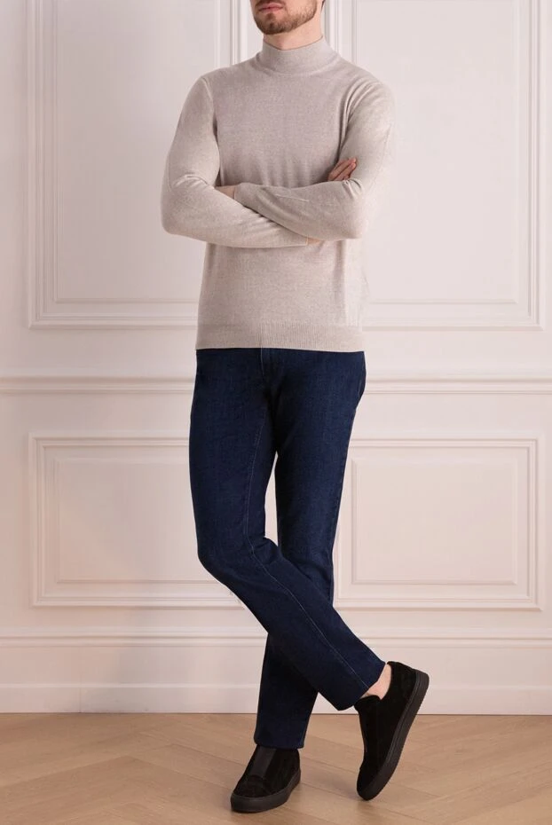 Zilli man cotton and polyester jeans blue for men buy with prices and photos 154145 - photo 2