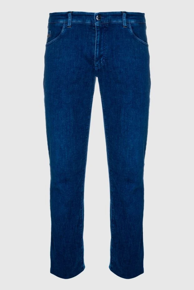 Zilli мужские джинсы из хлопка и полиэстера синие мужские купить с ценами и фото 154147 - фото 1