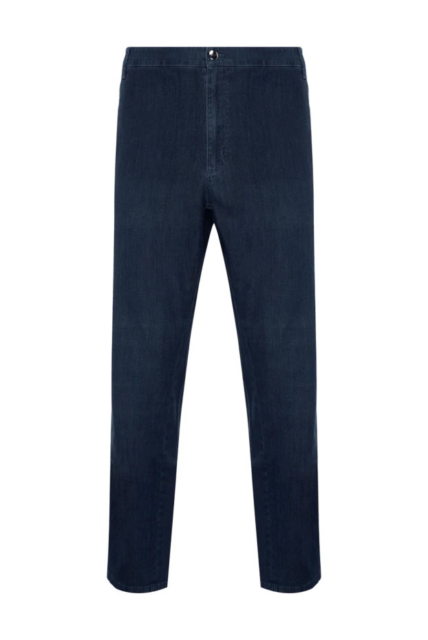 Zilli мужские джинсы из хлопка синие мужские купить с ценами и фото 154168 - фото 1