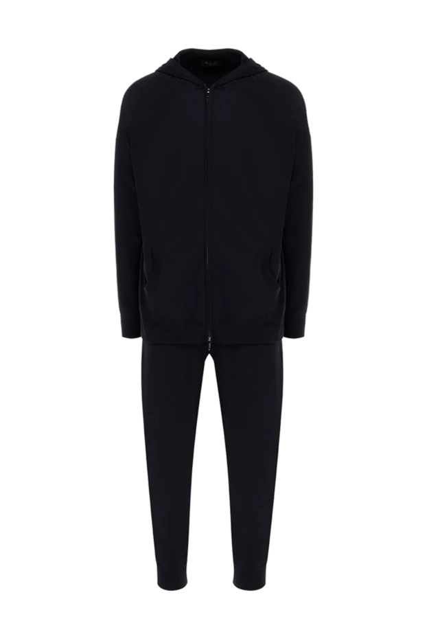 Loro Piana man men's sports suit made of cashmere and silk, blue buy with prices and photos 154185 - photo 1