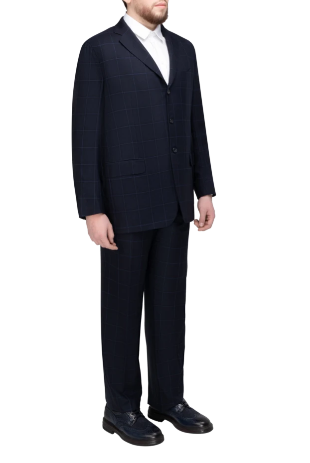 Ermenegildo Zegna man sports suit for men made of cotton and polyester gray 156210 - photo 3