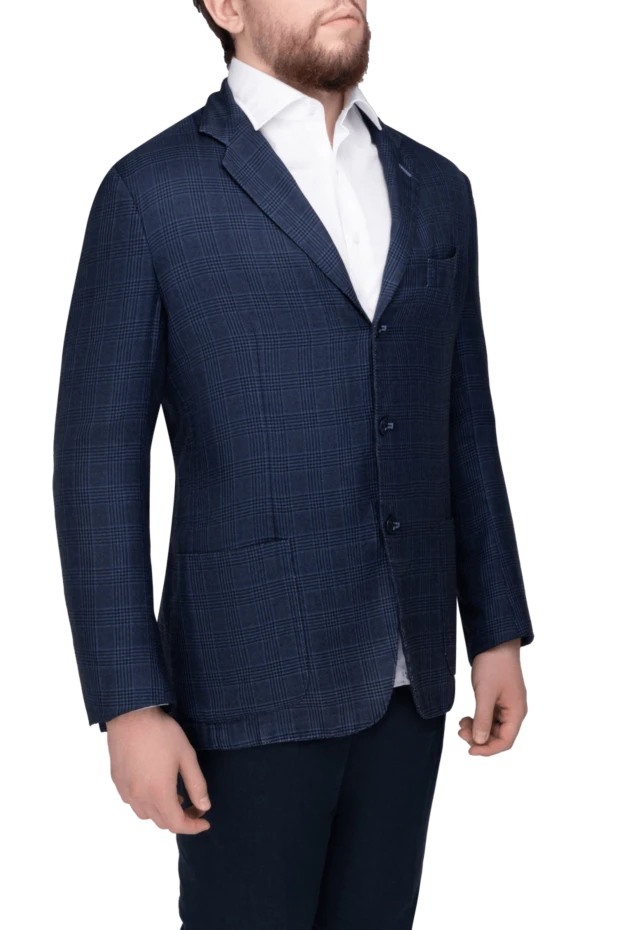 Ermenegildo Zegna man sports suit for men made of cotton and polyester gray 156210 - photo 3