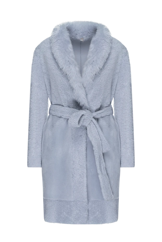 Lisa Conte woman women's blue mouton fur coat buy with prices and photos 154322 - photo 1