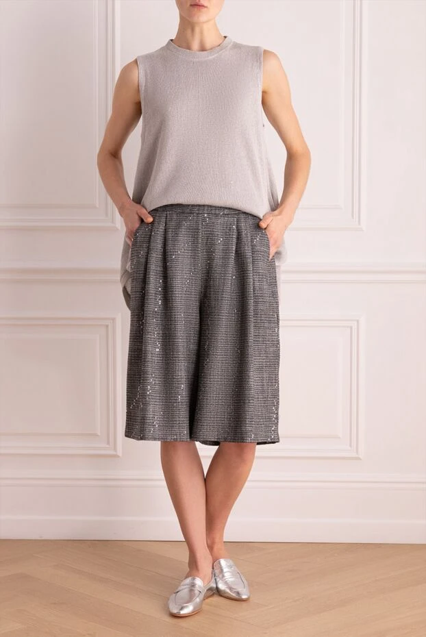 Rocco Ragni woman gray trousers for women buy with prices and photos 154347 - photo 2