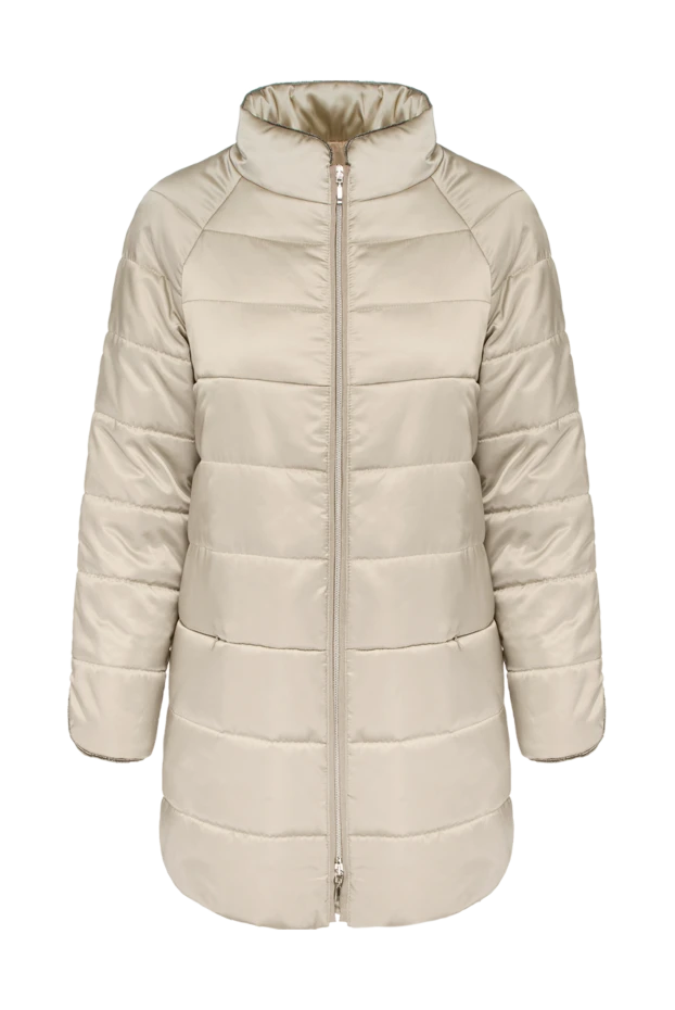 Rocco Ragni woman beige polyester down jacket for women buy with prices and photos 154352 - photo 1